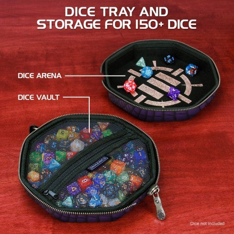 ENHANCE Tabletop Collector's Edition Dice Case Purple Dragon Scales