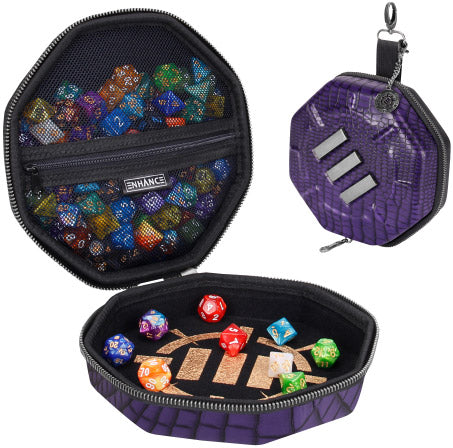 ENHANCE Tabletop Collector's Edition Dice Case Purple Dragon Scales