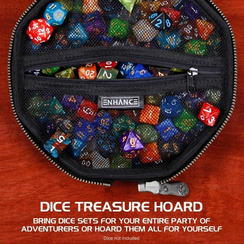 ENHANCE Tabletop Collector's Edition Dice Case Purple Dragon Scales