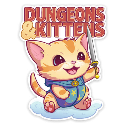 Dungeons & Kittens Sticker