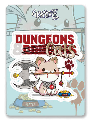 Dungeons and Cats Sticker