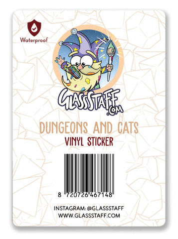 Dungeons and Cats Sticker