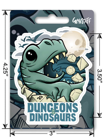Dungeons and Dinosaurs Sticker
