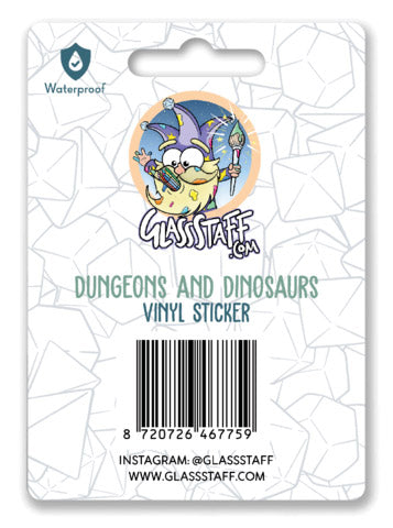 Dungeons and Dinosaurs Sticker