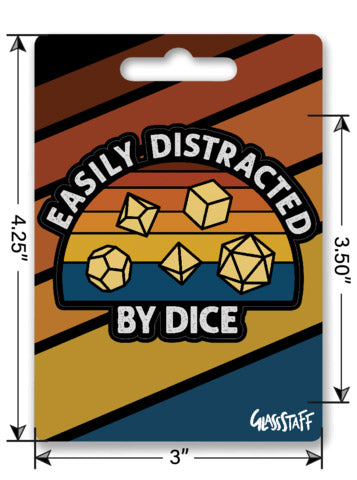 Easily Distracted Sticker