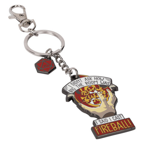 I Cast Fireball Keychain