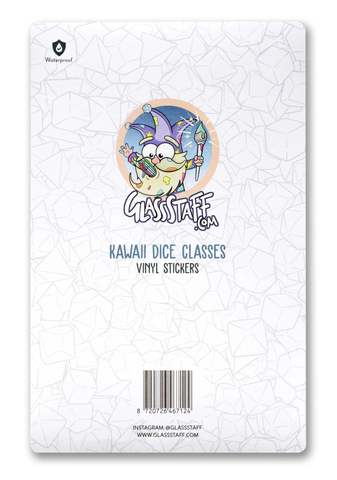 Kawaii Dice Classes Stickers