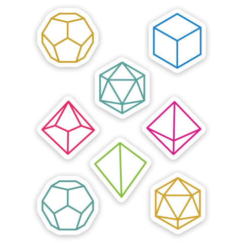 Minimal DnD Sticker