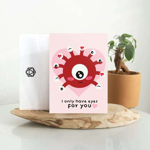 D&D Greeting Card "Only Eyes for You"