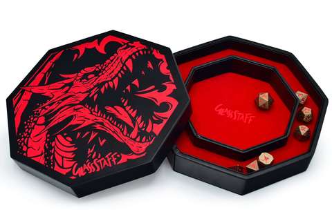 CritStones Dice Arena Red