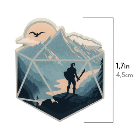 The d20 Champion Pin