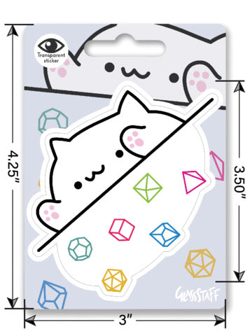Bongo Dice Cat Sticker