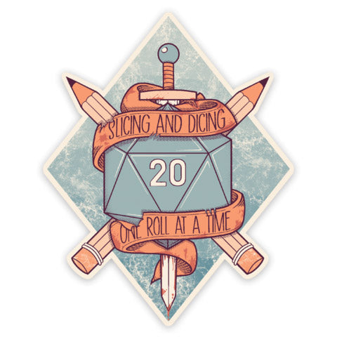 Slicing and Dicing Sticker