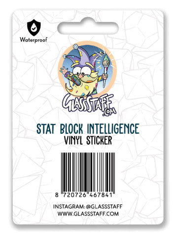 Stat Block Intelligence Sticker