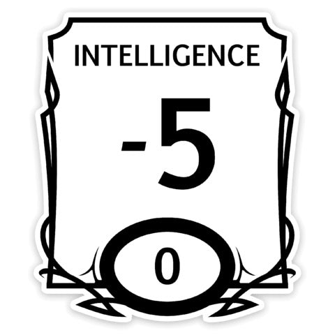 Stat Block Intelligence Sticker