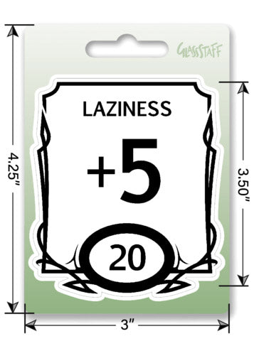 Stat Block Laziness Sticker
