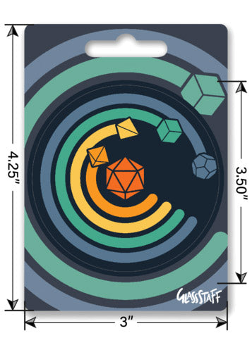 Circle of Dice Sticker