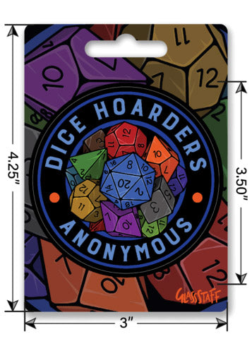 Dice Hoarders Anon Sticker