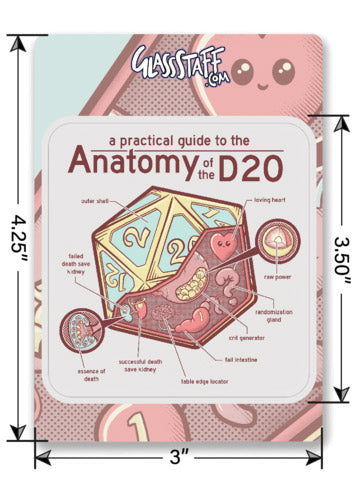 Anatomy of the D20 Sticker