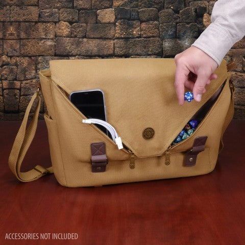 ENHANCE Venturer's Canvas Messenger Bag