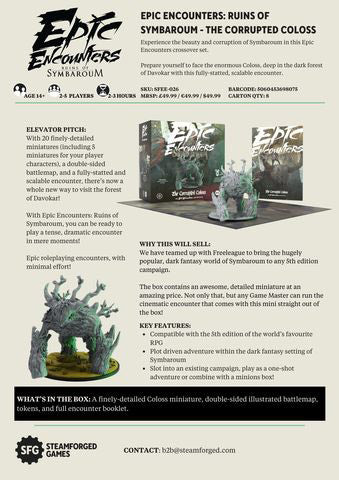 Epic Encounters x Symbaroum The Corrupted Coloss