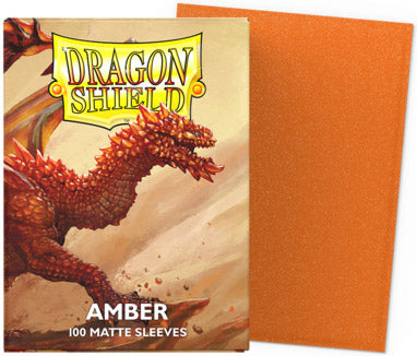 Dragon Shield Standard Sleeves - Matte Amber