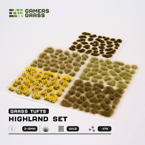 Highland Tuft Set - Wild (2 - 6 mm)
