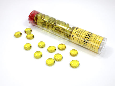 Chessex Crystal Yellow Glass Stones
