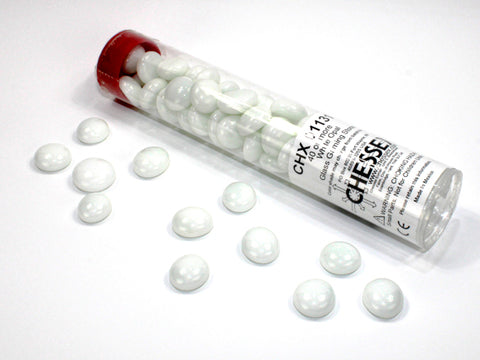 White Opal Glass Stones