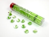 Chessex Green Catseye Glass Stones
