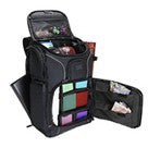 USA Gear TCG Rucksack – Trading Card Backpack für Deckboxen, Binder & Zubehör (Schwarz)