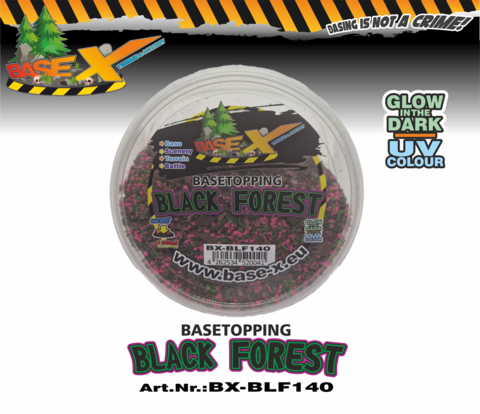 Base X Basetopping: BLACK FOREST (140ml) UV-Effect