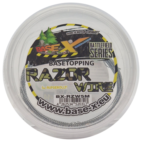 Base X Basetopping: RAZOR WIRE (5m) (battlefield series)