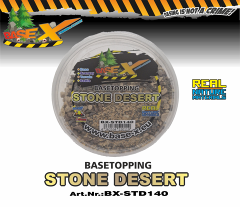 Base X Basetopping: STONE DESERT (140ml) (desert series)