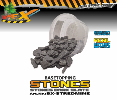 Base X Basetopping: STONES DARK SLATE (150g)