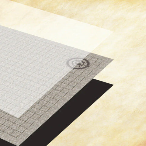 ENHANCE RPG Grid Mat - Tabletop DnD Map (24x36 inch) Battle Grid Game Mat with Pouch, Marker Kit (Stone)