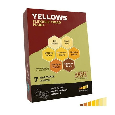 The Army Painter Warpaints Fanatic Flexible Triad PLUS+ – Yellows (7 Farben)