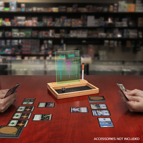 ENHANCE LED Writing Score Board & Dice Tray for Table Games - Dice Rolling Tray
