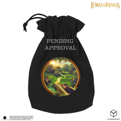 Q WORKSHOP The Lord of the Rings: Shire Cotton Dice Pouch – Black
