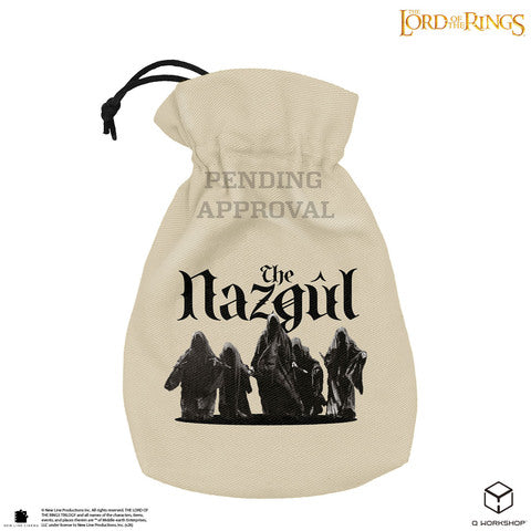 Q WORKSHOP Der Herr der Ringe: Nazgûl Würfelbeutel aus Baumwolle – Beige