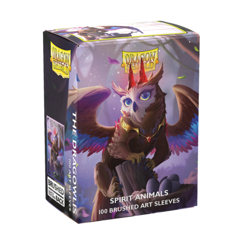 Dragon Shield Brushed Art Sleeves – Spirit Animals: The Dragowlis (100 Hüllen)