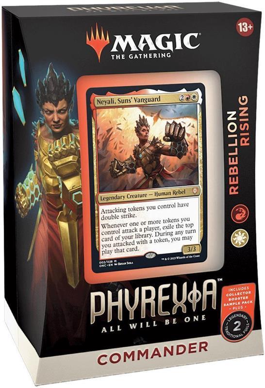MTG - Phyrexia: Alles wird eins Commander Deck (EN) Aufstand der Rebellen (weiß/rot)