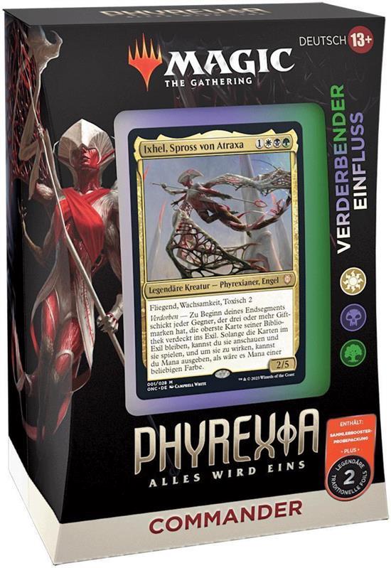 MTG - Phyrexia: Alles wird eins Commander Deck (DE) Verderbender Einfluss (weiß/schwarz/grün)