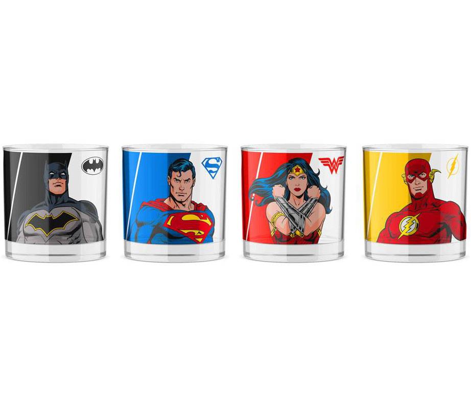 DC Comics Schnapsgläser 4er-Pack