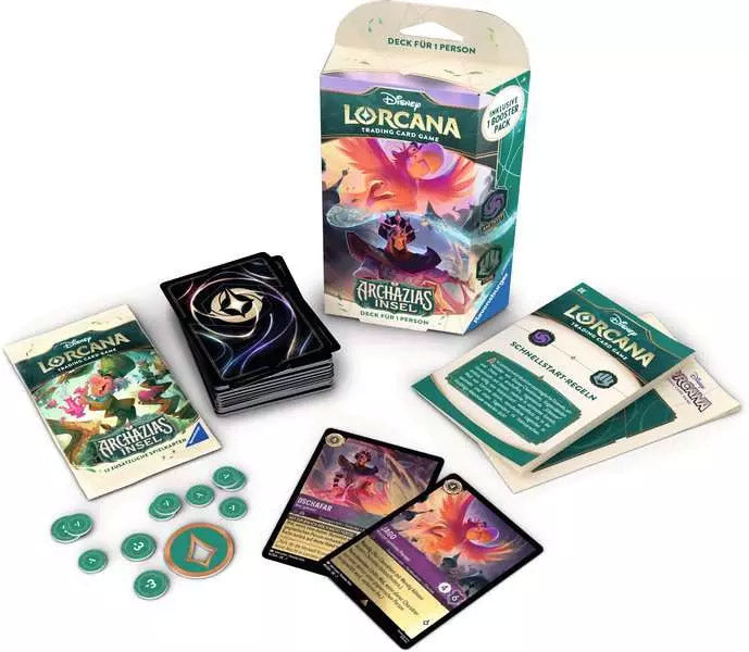 Disney Lorcana: Archazias Insel Starter-Deck Amethyst/Stahl (DE)