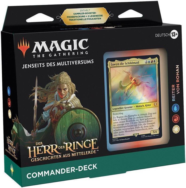 MTG - The Lord of the Rings: Tales of Middle-Earth Commander Deck (GER) Riders of Rohan (White/Blue/Red)