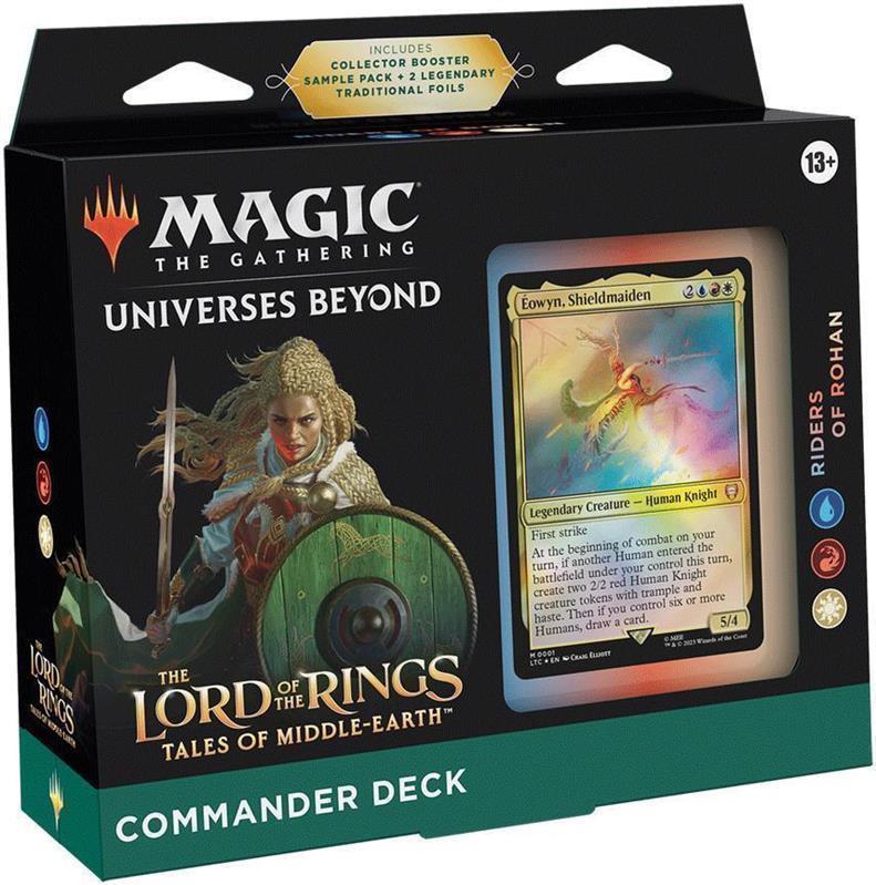 MTG - The Lord of the Rings: Tales of Middle-Earth Commander Deck (GER) Riders of Rohan (White/Blue/Red)