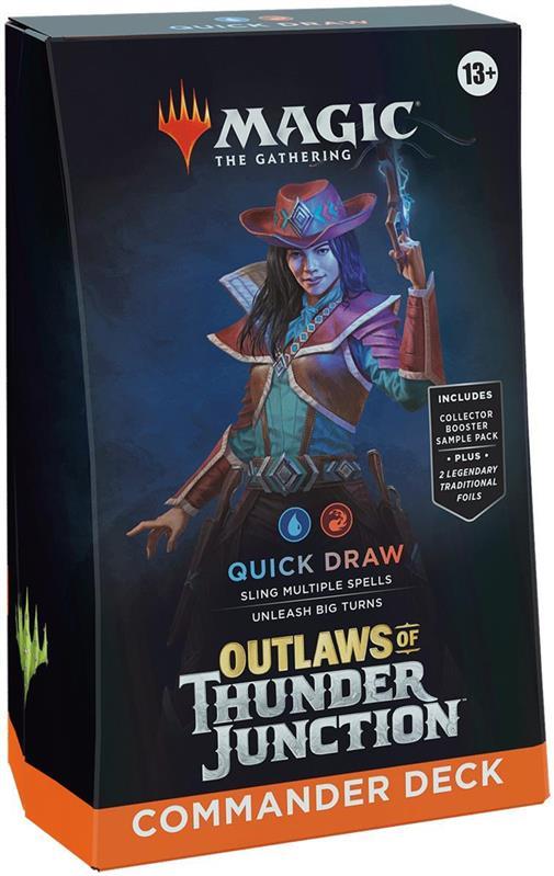 MTG - Outlaws of Thunder Junction Commander Deck (EN) Quick Draw (Blue/Red)