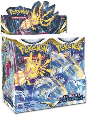 Pokemon Schwert & Schild 12 Silberne Sturmwinde Booster Display (36) (DE)