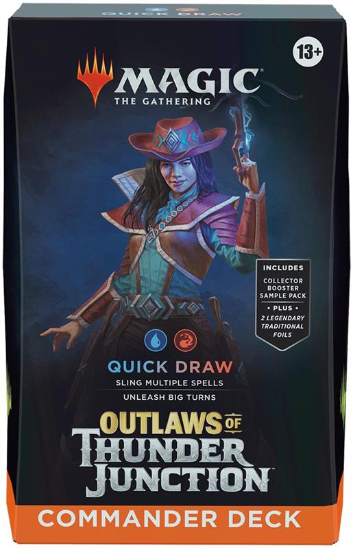MTG - Outlaws of Thunder Junction Commander Deck (EN) Quick Draw (Blue/Red)